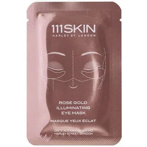 111skin rose gold illuminating eye mask boxed nano free (8 x 6 ml)