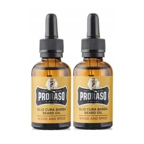 2x Proraso Olejek do Brody Nawilża Łagodzi Podrażnienia Wood & Spice 30ml