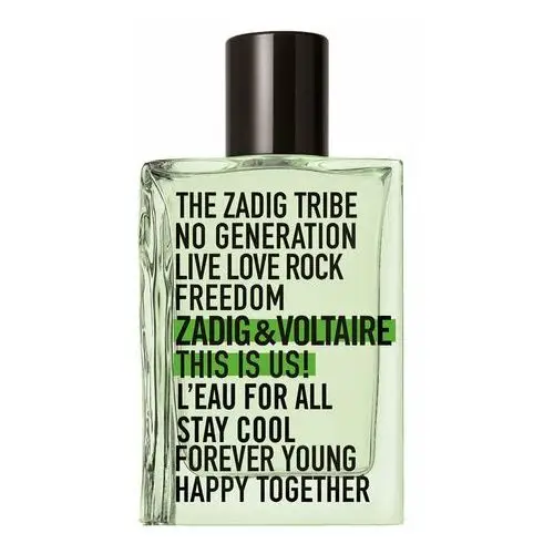 Zadig & voltaire, this is us! l'eau for all, woda toaletowa, 50ml