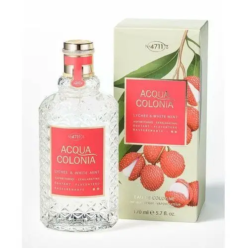 4711, Aqua Colonia Lychee & Mint, perfumy,, 170 ml