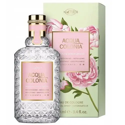 4711 Acqua Colonia Peony & Sandalwood Edc woda kolońska dla kobiet 100ml