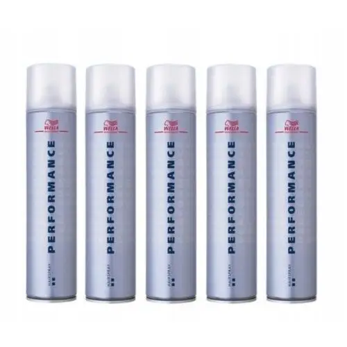 5x Wella Performance Lakier Spray Bardzo Mocny 500 ml