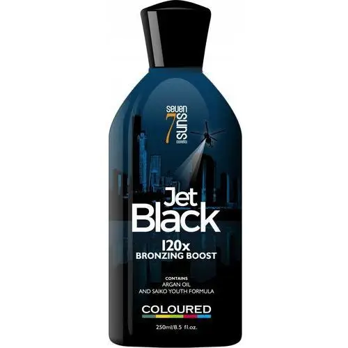 7suns Jet Black bronzer x 120 do solarium 250 ml