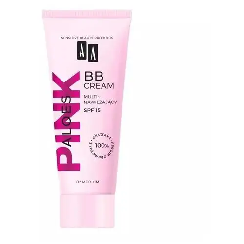 Aa aloes pink multinawilżający krem bb 02 medium 30 ml