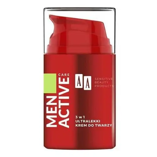 Men active care 3 w 1 lekki krem ​​do skóry 50 ml Aa