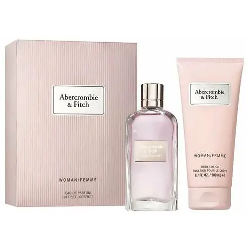 Abercrombie&Fitch First Instinct Woman zestaw woda perfumowana spray 100ml + balsam do ciała 200ml