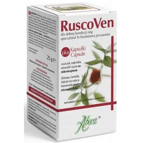 Ruscoven plus x 50 kapsułek Aboca