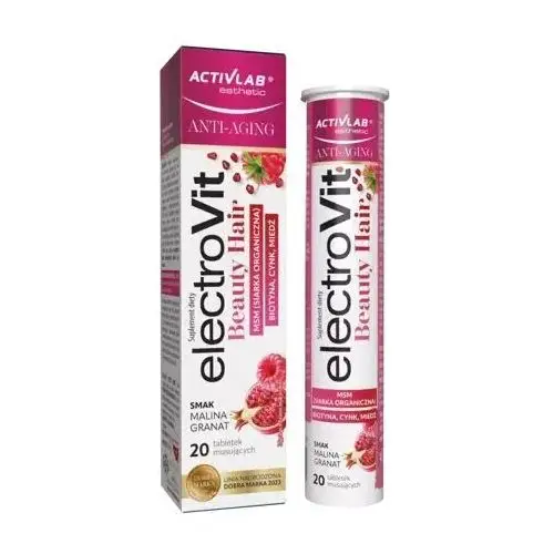 Electrovit beauty hair x 20 tabletek musujących Activlab pharma