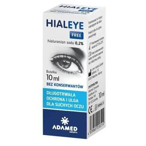 Hialeye Free 0,2% krople do oczu 10ml