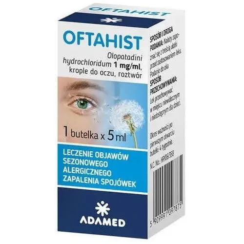 Oftahist 1mg/ml krople do oczu 5ml Adamed