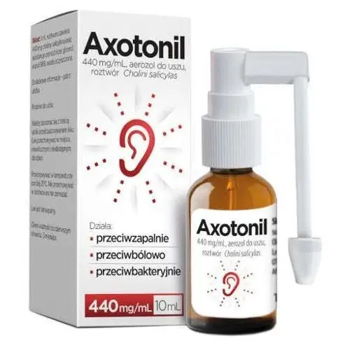 Axotonil 440mg/ml aerozol do uszu 10ml Aflofarm