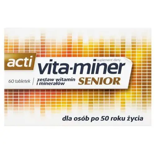 Supelement diety Senior zestaw witamin i minerałów Aflofarm,59