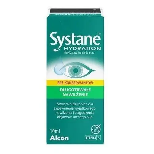 Systane hydration bez konserwantów krople do oczu 10ml Alcon