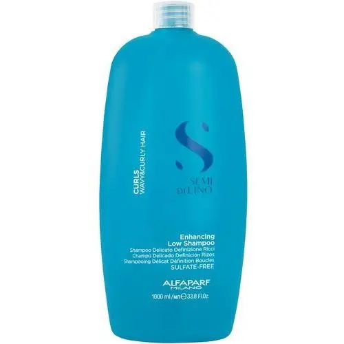 Alfaparf Semi Di Lino Curls Enhancing Low Shampoo - delikatny szampon do kręconych, 1000ml