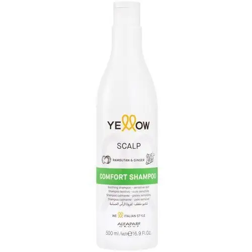 Yellow scalp comfort - szampon oczyszczający skórę i włosy, 500ml Alfaparf