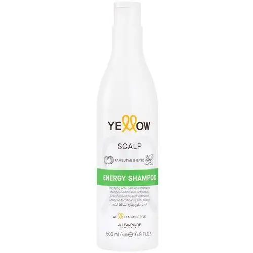 Alfaparf yellow scalp energy - szampon przeciw wypadaniu włosów, 500ml