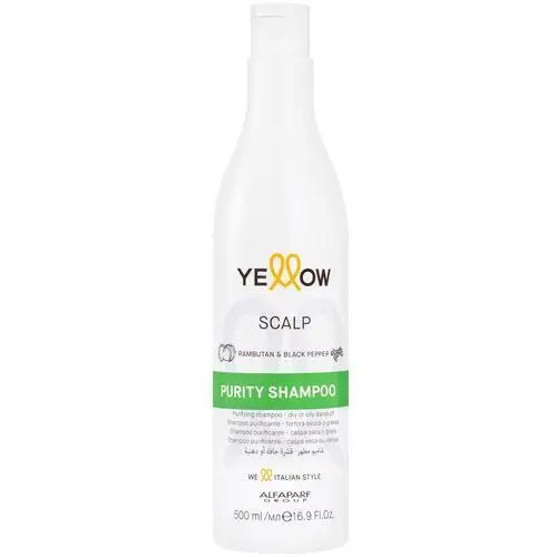 Alfaparf yellow scalp purity - szampon przeciwłupieżowy głęboko oczyszczający, 500ml