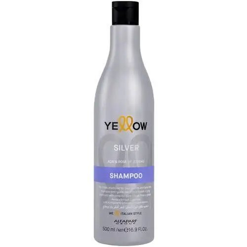 Yellow silver - szampon do włosów blond i siwych, neutralizuje żółte refleksy, 500ml Alfaparf