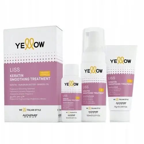 Alfaparf Yellow Zestaw do prostowania keratynowego włosów Keratin Smoothing