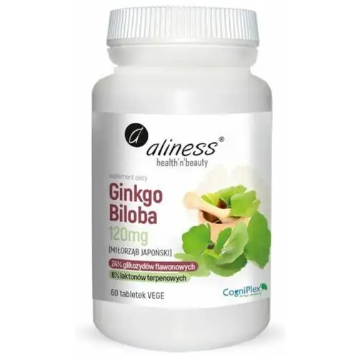 Aliness ginko biloba 120 mg (miłorząb japoński)