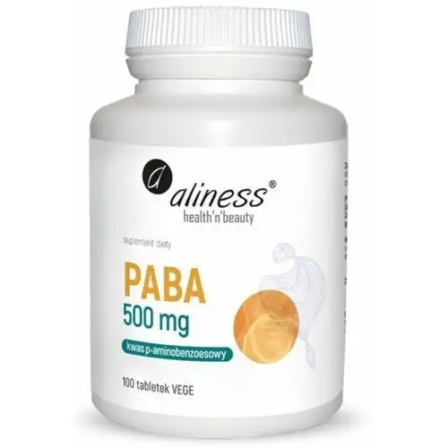 Paba 500 mg kwas p-aminobenzoesowy Aliness