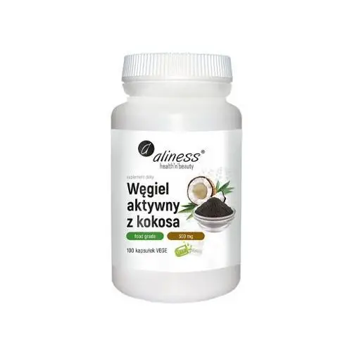 ALINESS Węgiel aktywny z kokosa 300mg - 100vcapsZdrowie i uroda