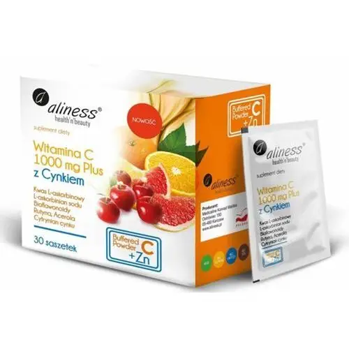 Aliness WITAMINA C 1000 mg Plus z Cynkiem (saszetki)