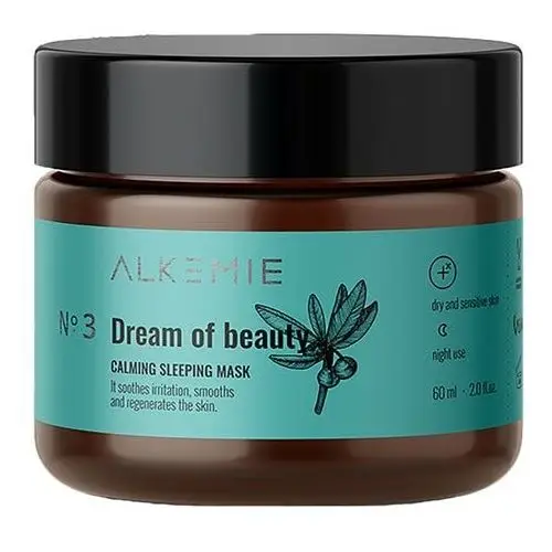 ALKMIE Microbiome Dream of beauty Wyciszająca nocna maska-krem 60 ml, ALK.00205