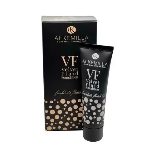 Alkemilla eco bio cosmetic Podkład pod makijaż velvet fluid 01 - alkemilla