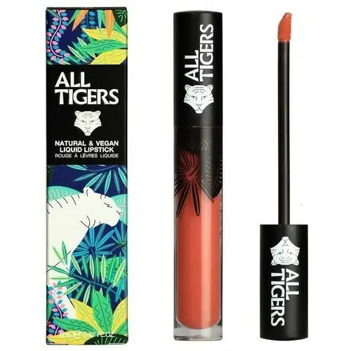 All tigers Szminka w płynie natural & vegan liquid lipstick 682 dare to stand 8 ml . szminka