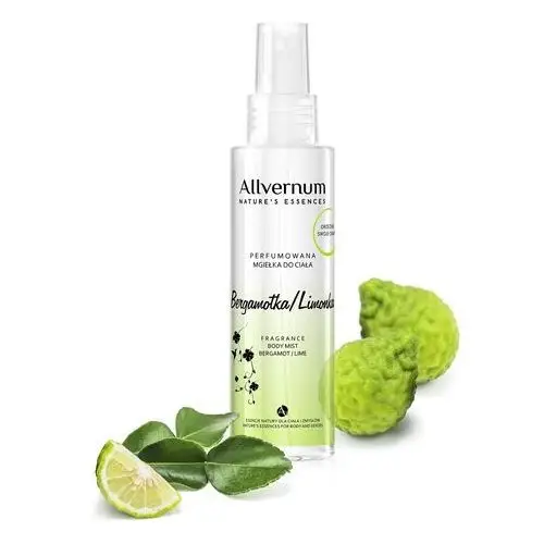 Allverne Allvernum - perfumowana mgiełka do ciała - bergamotka i limonka 125 ml