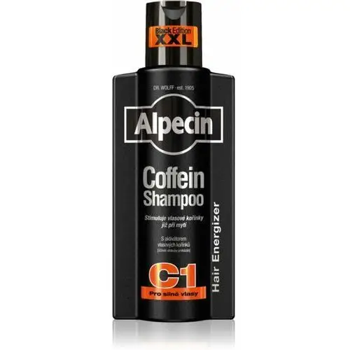 Alpecin Coffein Shampoo C1 Black Edition szampon z kofeiną dla mężczyzn stymulujący wzrost włosów 375 ml
