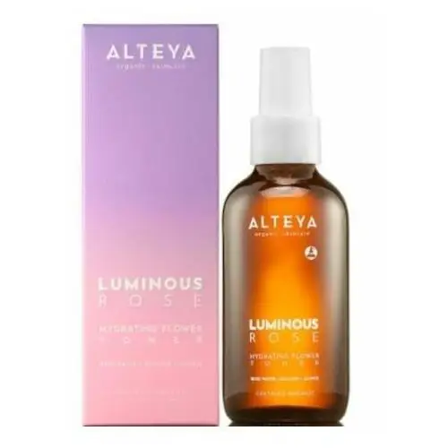 Alteya organics luminous rose nawilżający tonik kwiatowy 120 ml