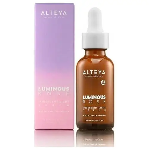 Alteya Organics Luminous Rose Serum rozjaśniające o szerokim spektrum działania 30 ml