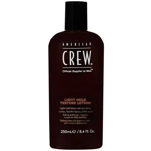 American Crew Light Hold Texture - lekko utrwalający lotion do stylizacji włosów, 250ml