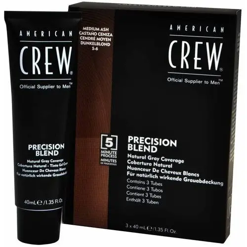 Precision blend odsiwiacz dla mężczyzn 3x40ml dark - ciemny American crew