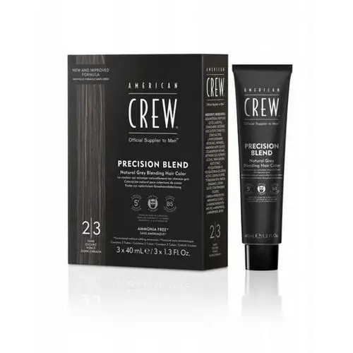 American Crew Precision Blend Odsiwiacz do włosów i brody(2-3) czarny 3x40