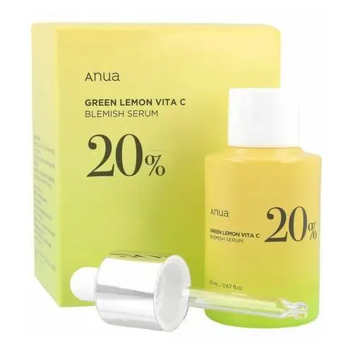 Anua - green lemon vitamin c blemish serum, 20ml - rozjaśniające serum do twarzy