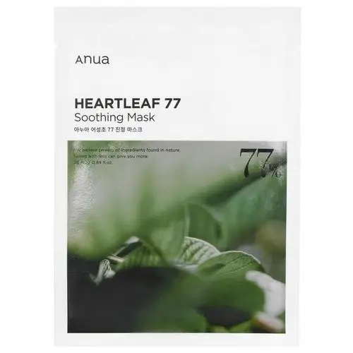 Heartleaf 77% soothing sheet mask 25ml Anua