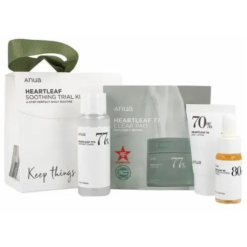 Anua - heartleaf soothing trial kit - zestaw pielęgnacyjny