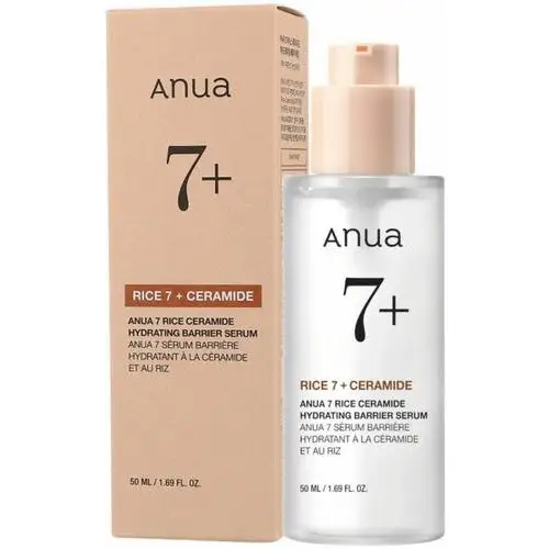 ANUA RICE 7 CERAMIDE HYDRATING BARRIER SERUM 50ml - Ujędrniająco-rozjaśniające serum do twarzy