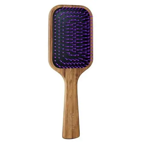 Hair brush drewniana szczotka do włosów fiolet Anwen