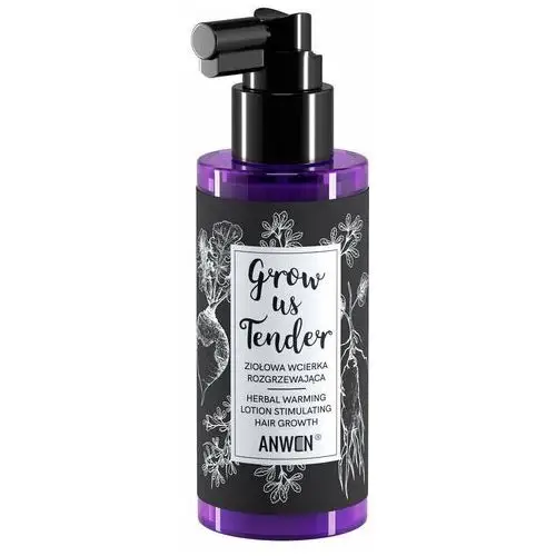 Wcierka do skóry głowy rozgrzewająca 150 ml Anwen Grow Us Tender