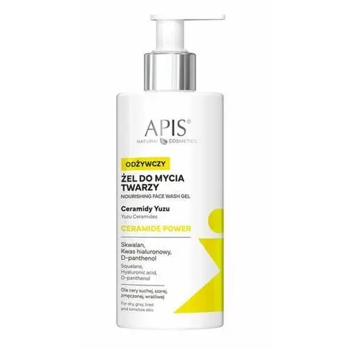 Apis CERAMIDE POWER NOURISHING FACE WASH GEL Odżywczy żel do mycia twarzy (1396)