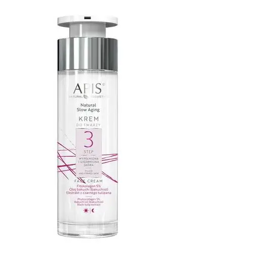 Apis natural cosmetics Krem do twarzy wypełniona i ujędrniona skóra 50 ml natural slow aging