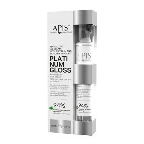 Apis natural cosmetics Krem pod oczy rewitalizujący platynowy 10 ml platinum gloss