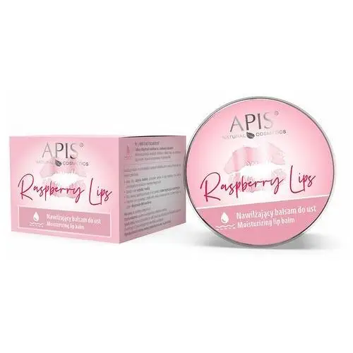 Nawilżający balsam do ust 10 ml raspberry lips Apis natural cosmetics