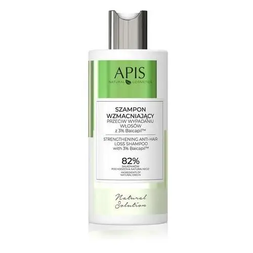 Apis - natural solution, szampon wzmacniający przeciw wypadaniu włosów z 3% baicapil, 300 ml
