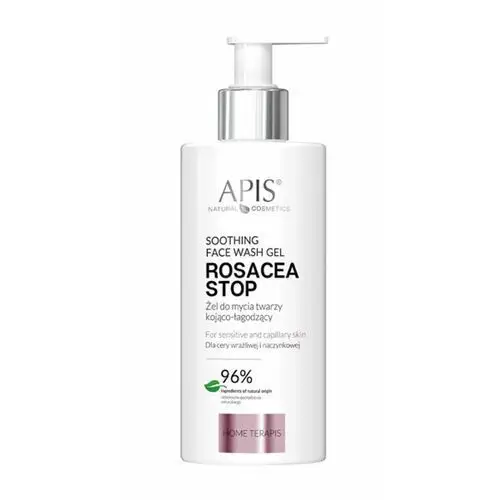 Rosacea-stop soothing face wash gel kojąco-łagodzący żel do mycia twarzy (55125) Apis