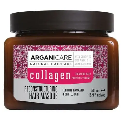 Arganicare Maska do włosów z kolagenem 500 ml